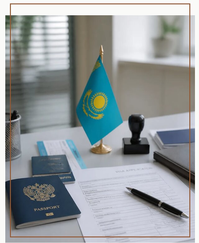 Оформление визы в Казахстан для поездки и работы в Копейске